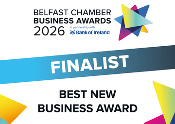 Finalist, Best New Business, Belfast Chamber Business Awards 2026 - Two Clouds