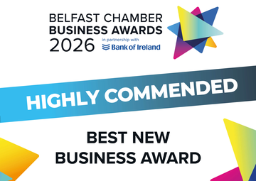 Highly Commended, Best New Business, Belfast Chamber Business Awards 2026 - Two Clouds