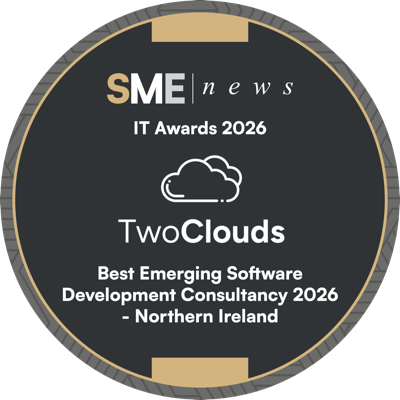 SME News IT Awards 2026 - Best Emerging Software Development Consultancy 2026, Northern Ireland - Two Clouds