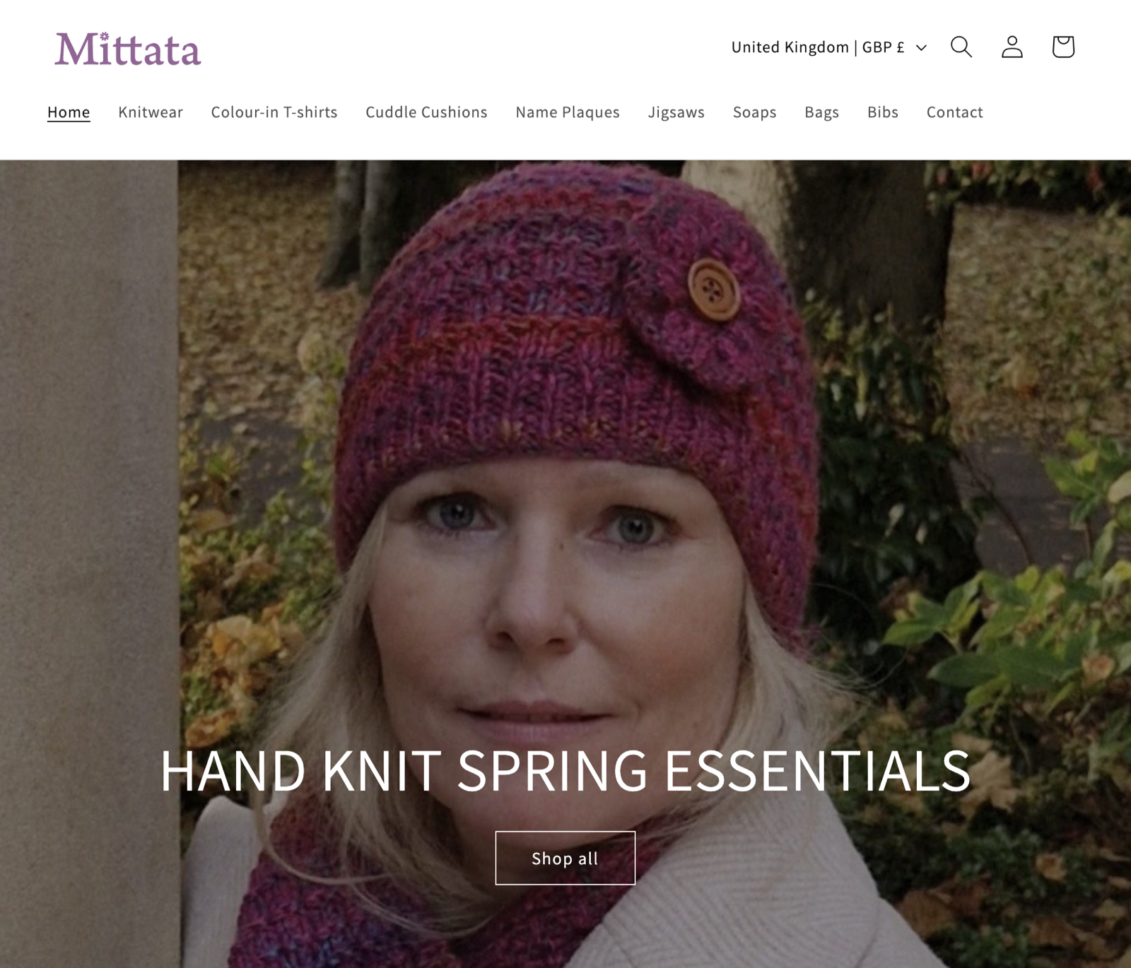 Mittata Shopify storefront