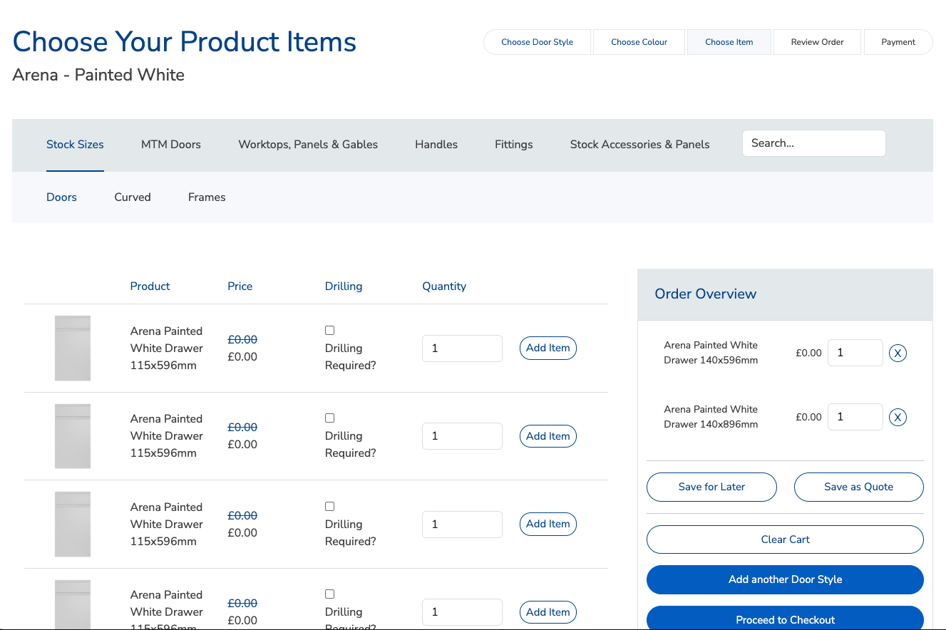OS Doors trade portal dashboard built by Two Clouds